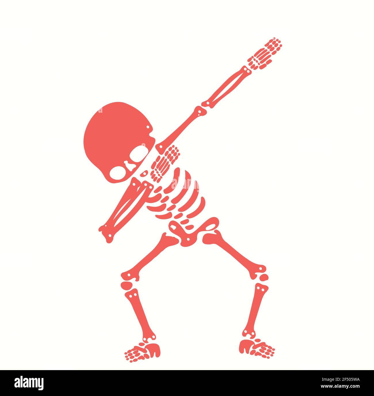 Squelette dab, UN groupe de squelettes dabbing Illustration de Vecteur