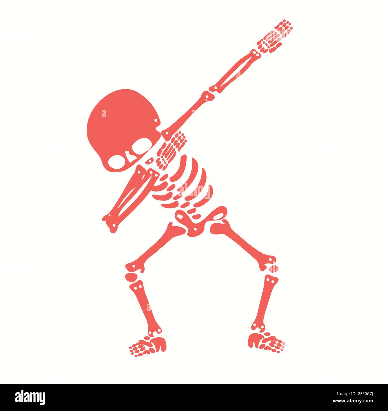 Squelette dab, UN groupe de squelettes dabbing Illustration de Vecteur