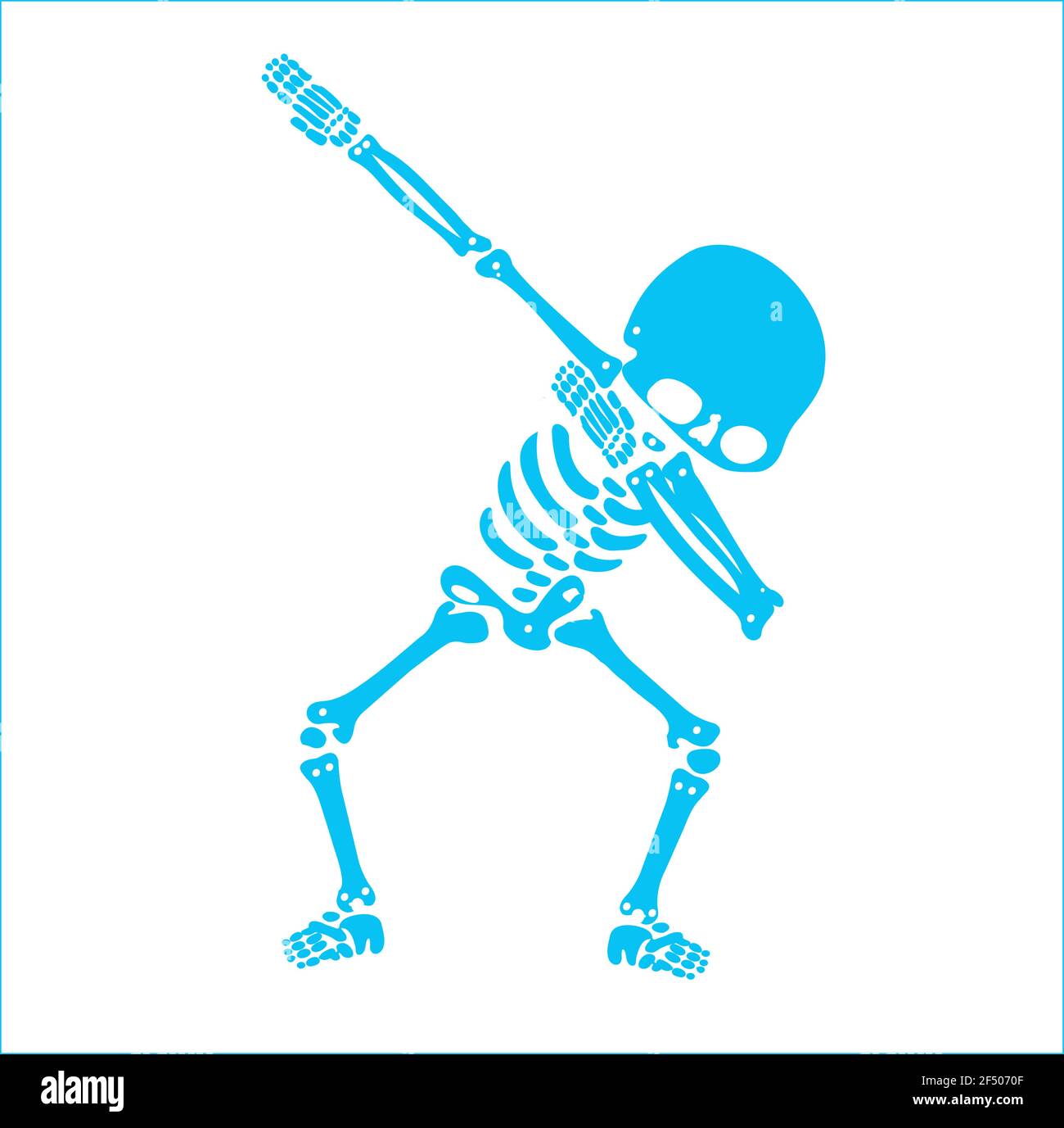 Squelette dab, UN groupe de squelettes dabbing Illustration de Vecteur