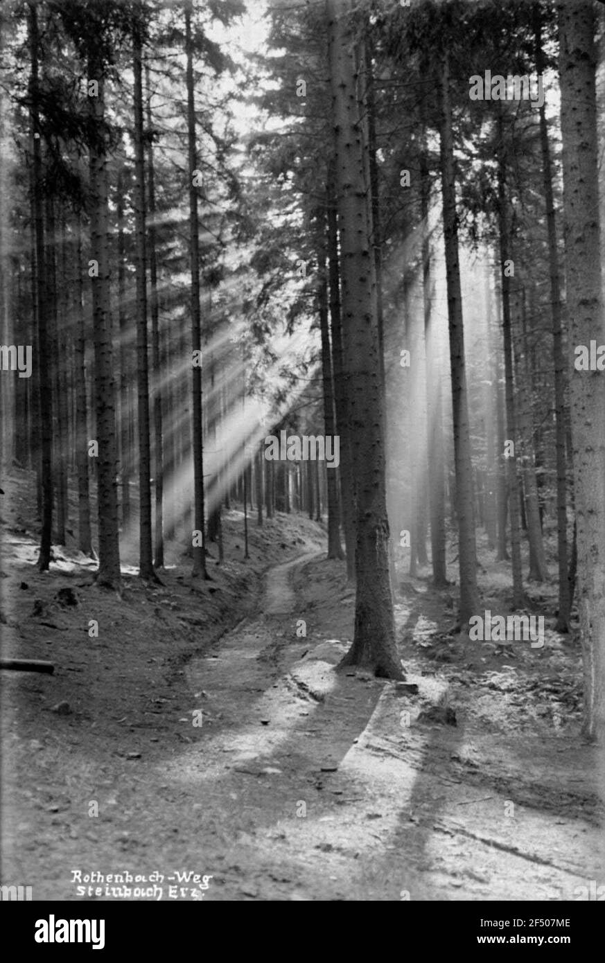 À Rothenbachweg Banque D'Images