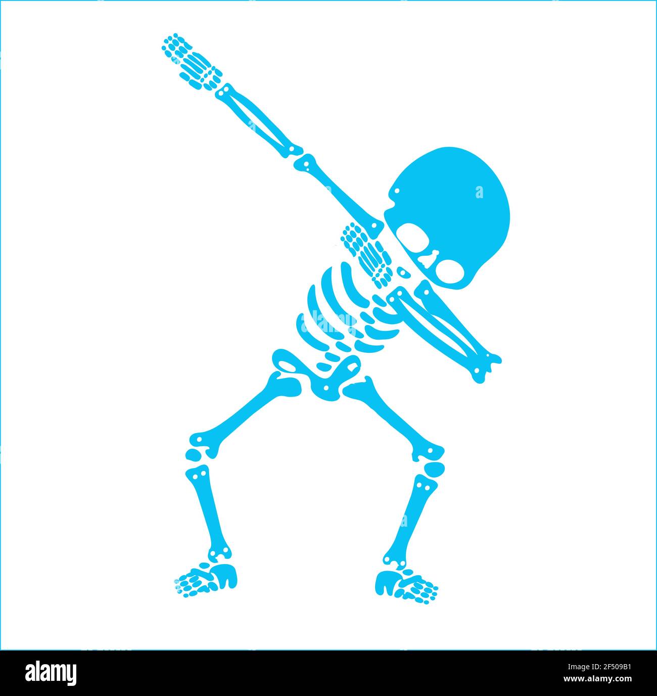 Squelette dab, UN groupe de squelettes dabbing Illustration de Vecteur