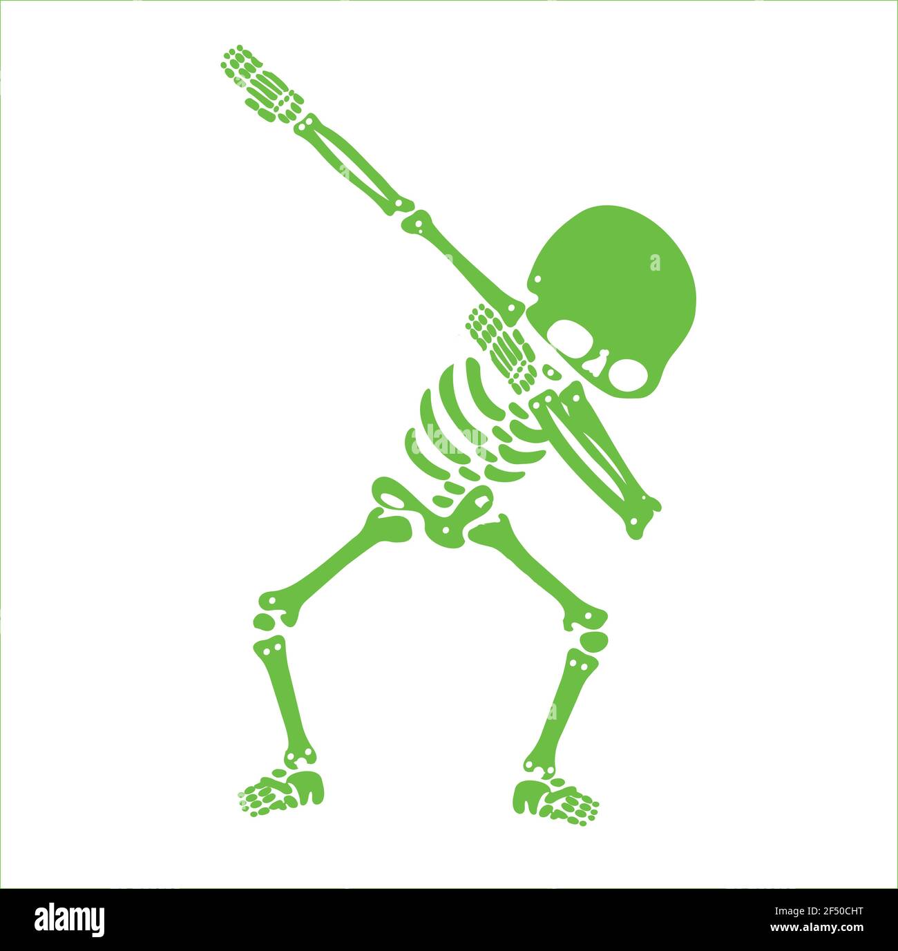 Squelette dab, UN groupe de squelettes dabbing Illustration de Vecteur