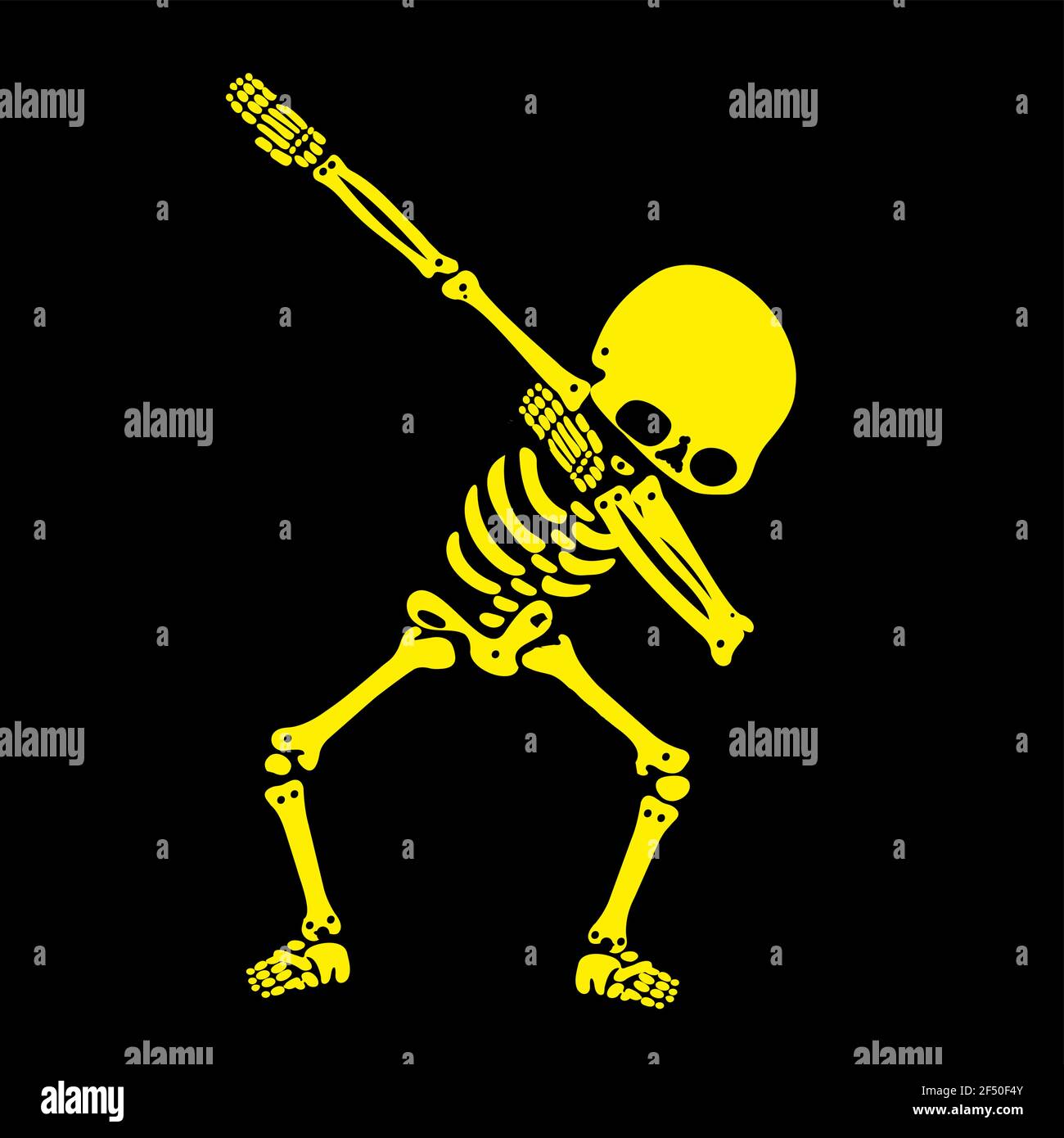 Squelette dab, UN groupe de squelettes dabbing Illustration de Vecteur