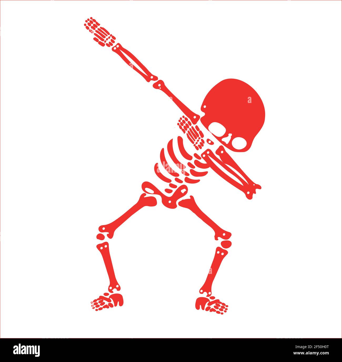 Squelette dab, UN groupe de squelettes dabbing Illustration de Vecteur