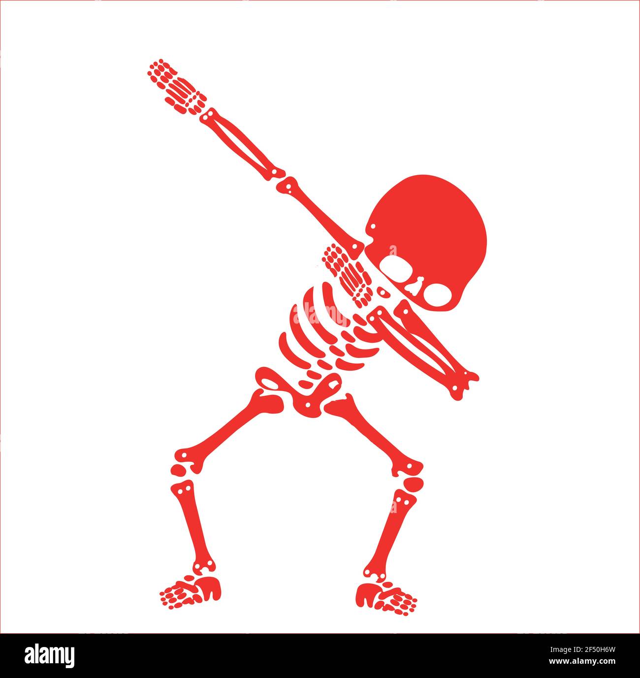 Squelette dab, UN groupe de squelettes dabbing Illustration de Vecteur