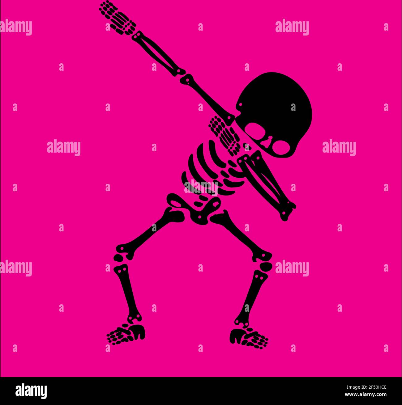 Squelette dab, UN groupe de squelettes dabbing Illustration de Vecteur