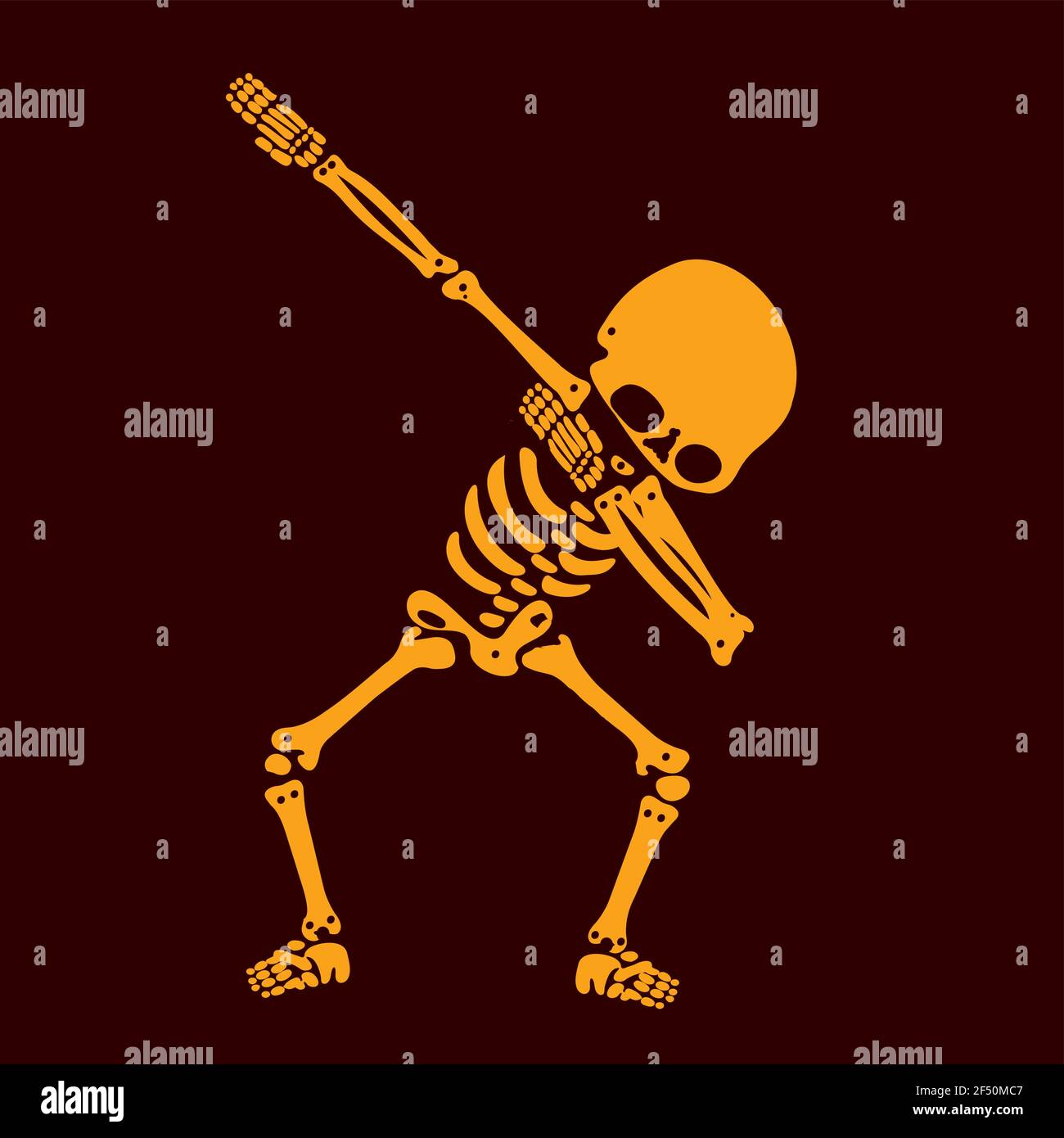 Squelette dab, UN groupe de squelettes dabbing Illustration de Vecteur