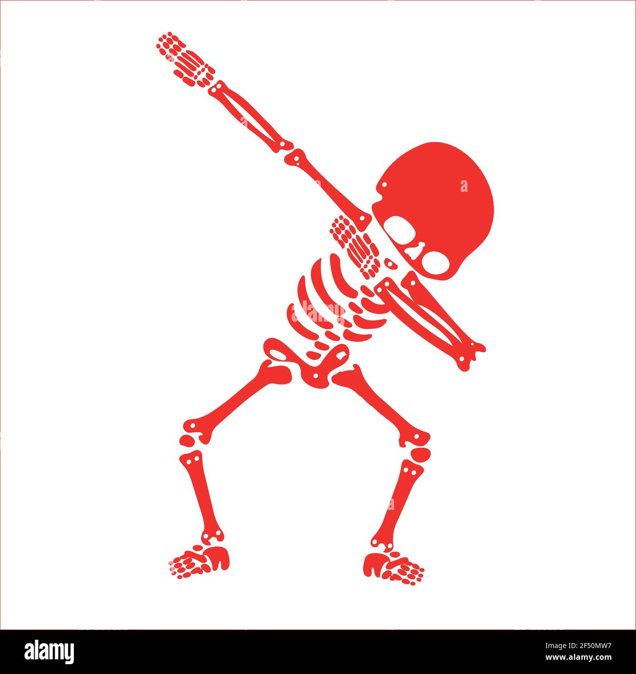 Squelette dab, UN groupe de squelettes dabbing Illustration de Vecteur