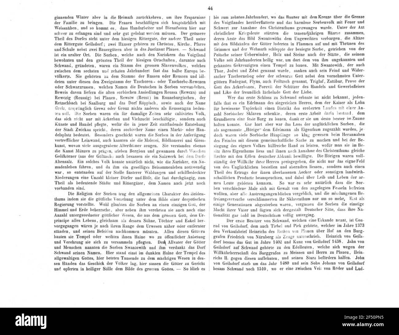 Schwand Banque D'Images