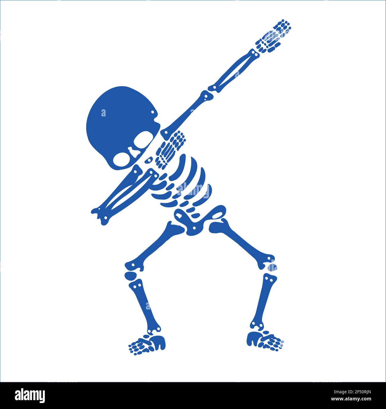 Squelette dab, UN groupe de squelettes dabbing Illustration de Vecteur