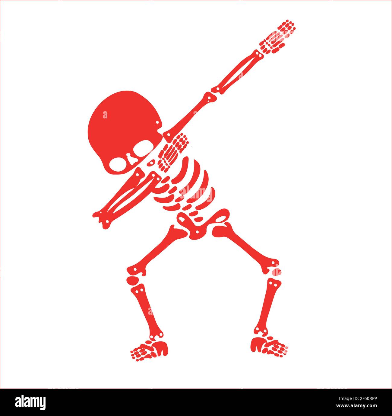 Squelette dab, UN groupe de squelettes dabbing Illustration de Vecteur