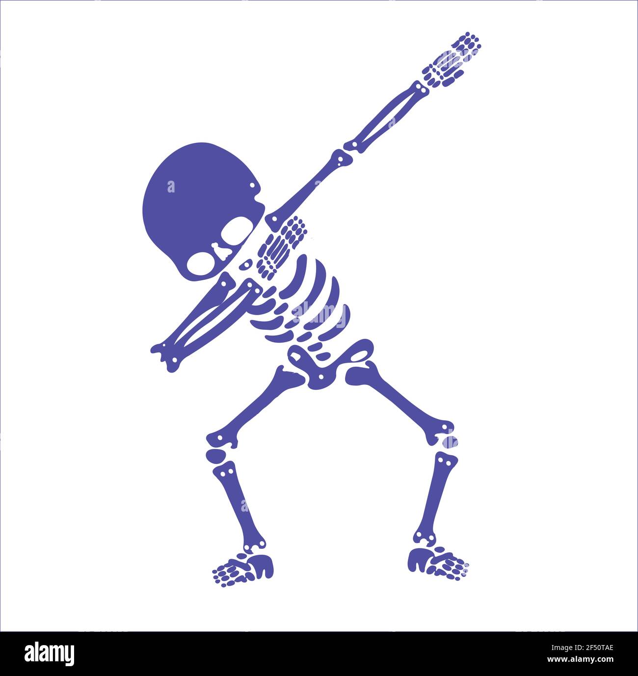Squelette dab, UN groupe de squelettes dabbing Illustration de Vecteur