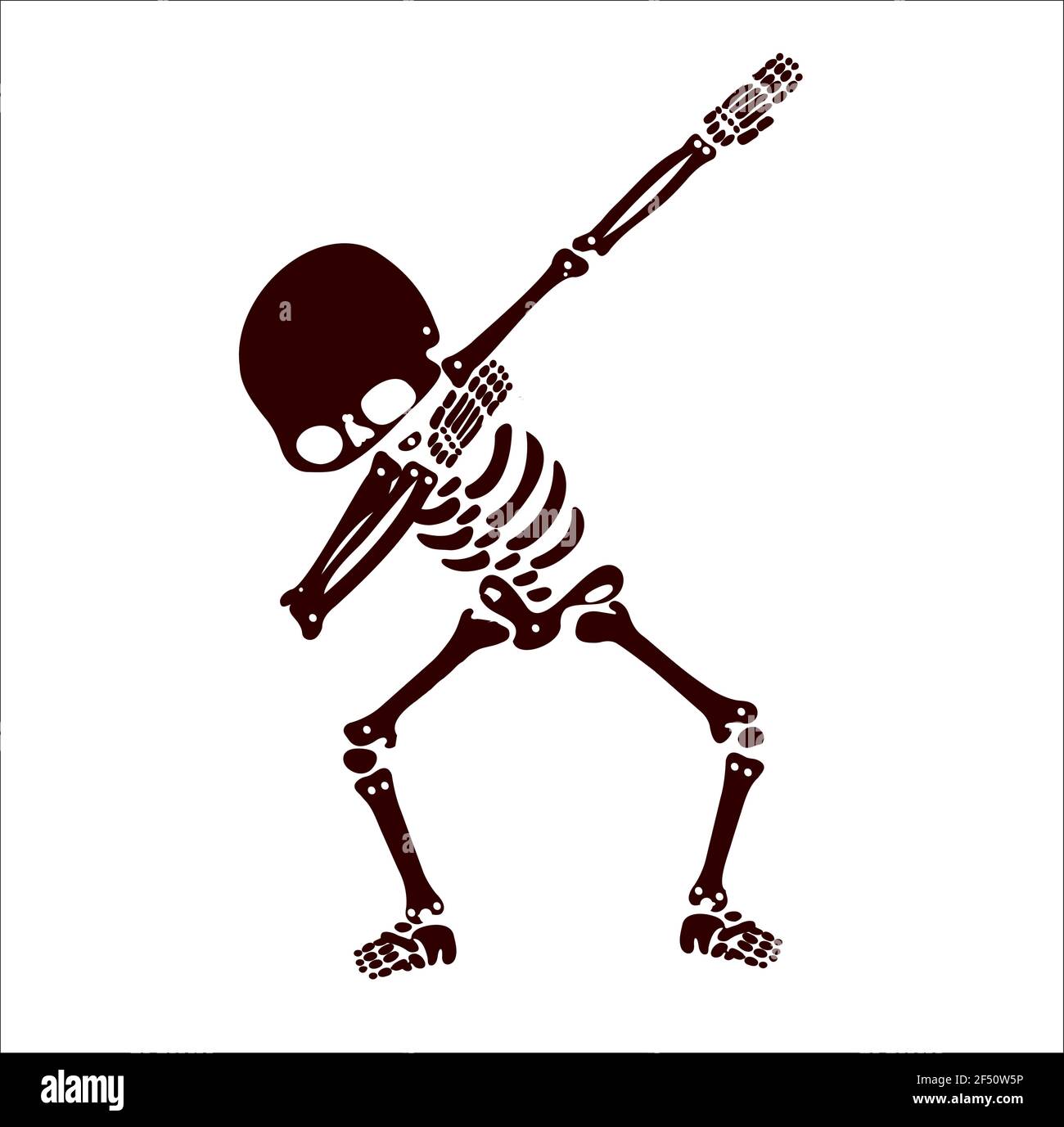Squelette dab, UN groupe de squelettes dabbing Illustration de Vecteur
