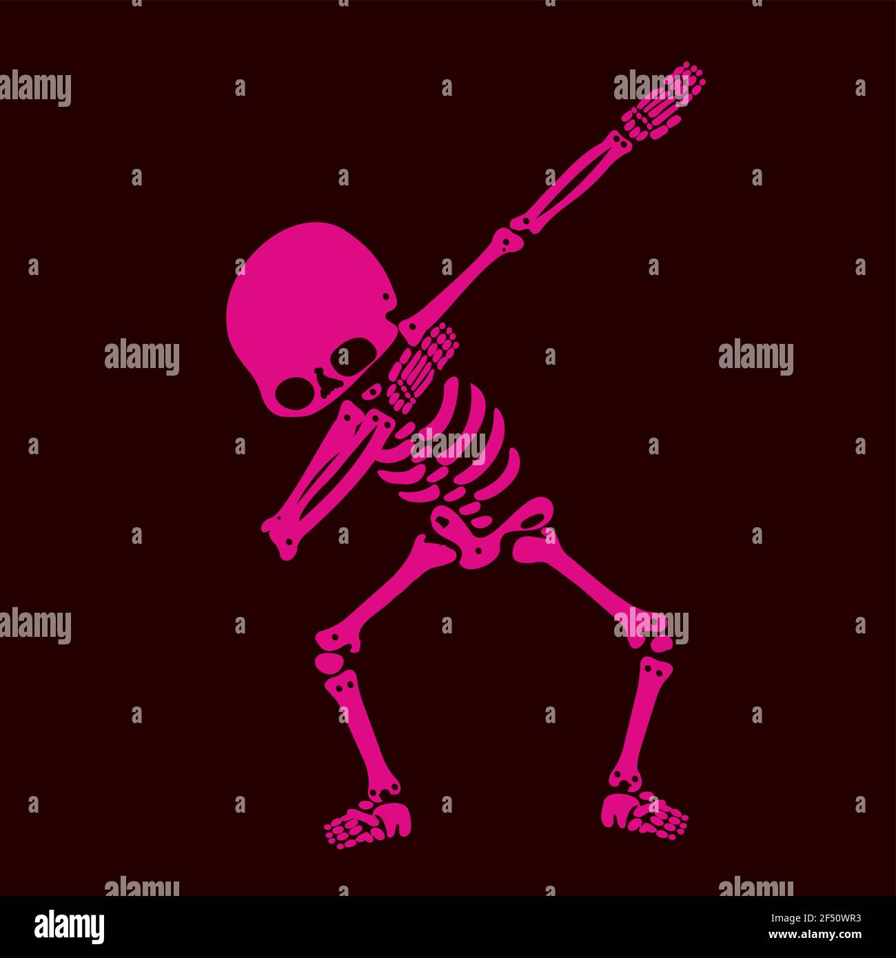 Squelette dab, UN groupe de squelettes dabbing Illustration de Vecteur
