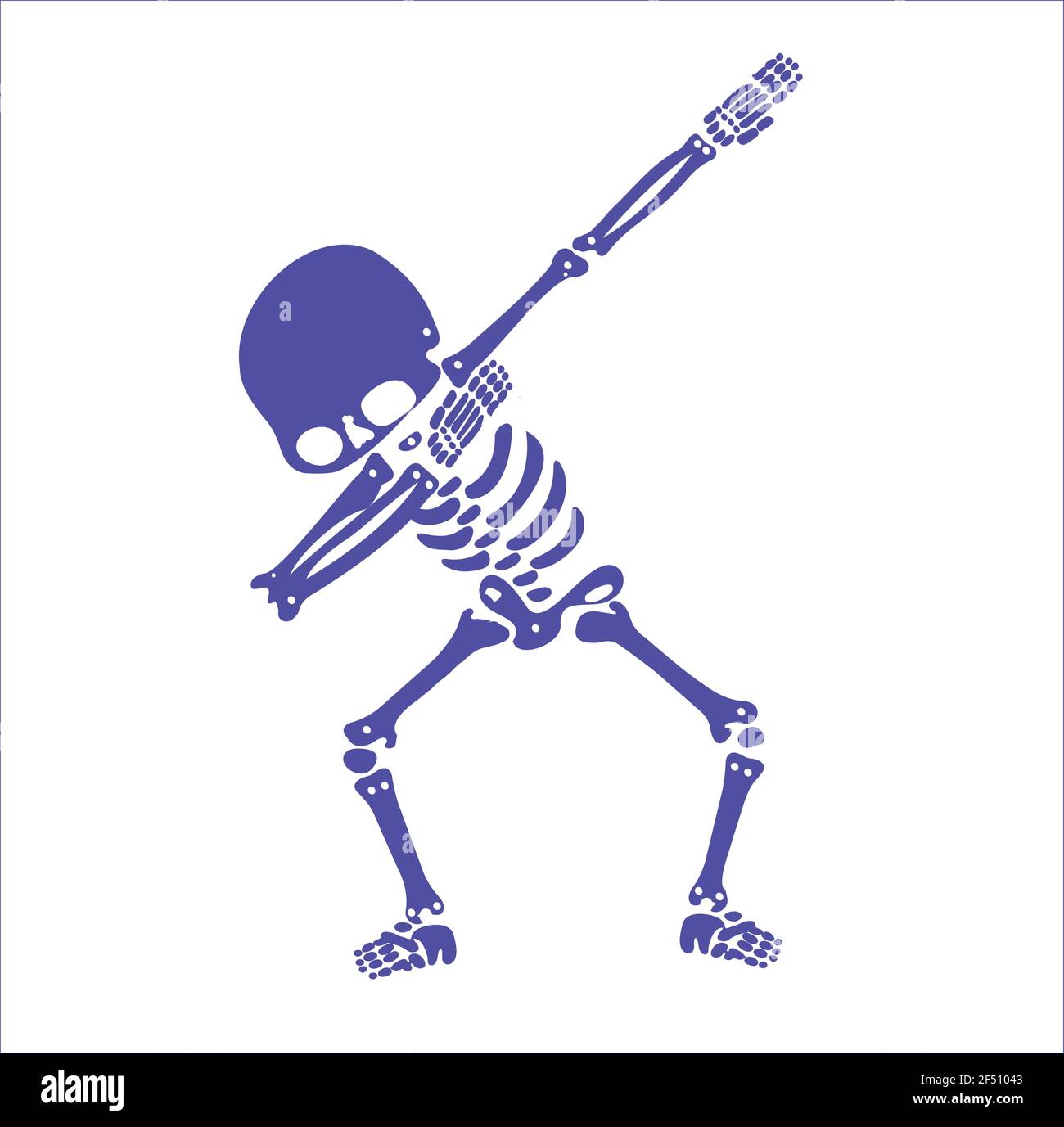 Squelette dab, UN groupe de squelettes dabbing Illustration de Vecteur