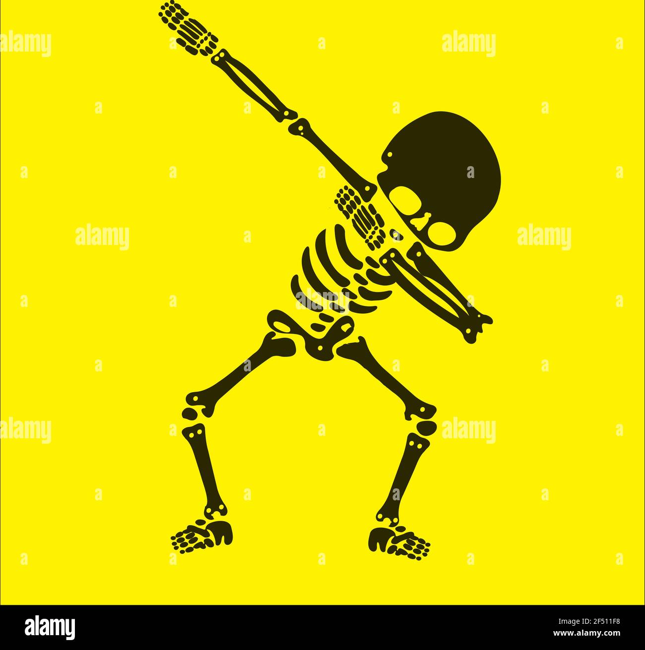 Squelette dab, UN groupe de squelettes dabbing Illustration de Vecteur