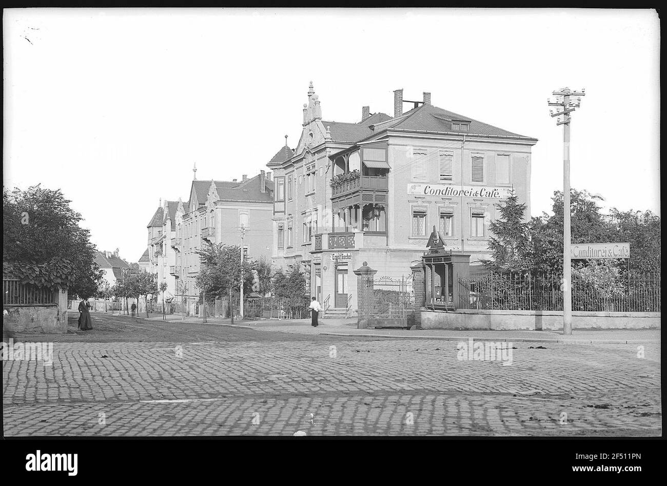 Promenade d'Oschatz Banque D'Images