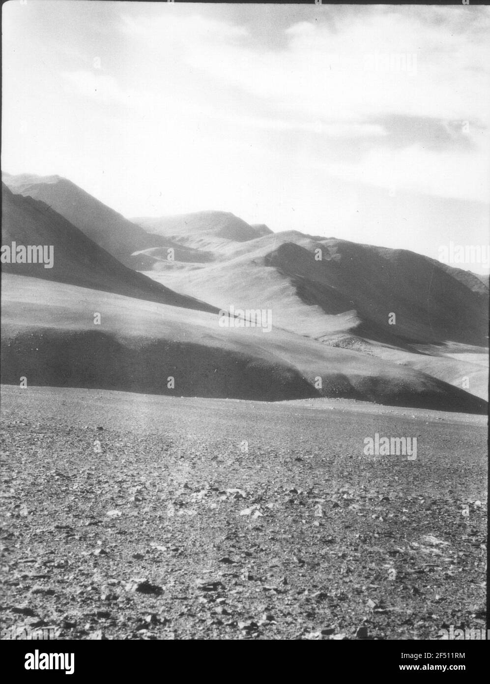 Inde. Cachemire. Ladakh. Muztagh-Karakorum. Vallée de Pobrang à Pobrang. Vue sur la mesure du nord Banque D'Images