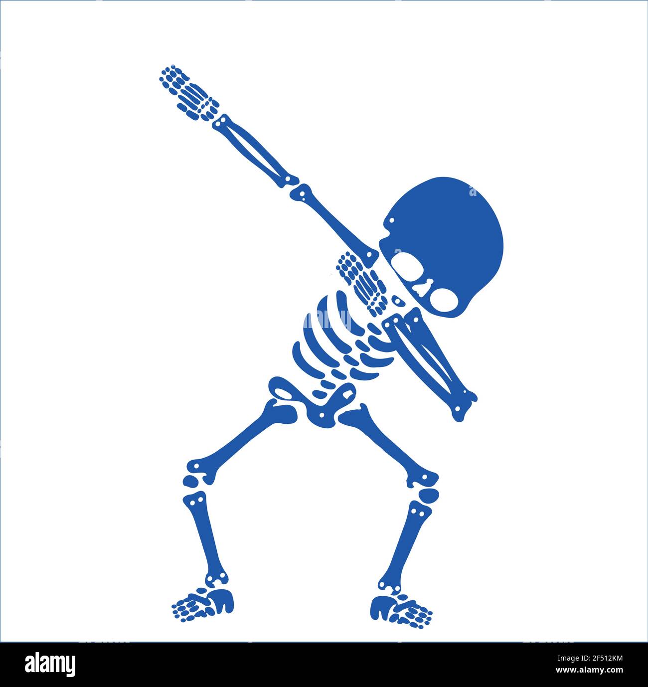 Squelette dab, UN groupe de squelettes dabbing Illustration de Vecteur