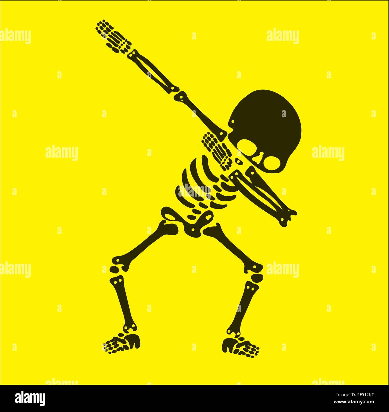 Squelette dab, UN groupe de squelettes dabbing Illustration de Vecteur