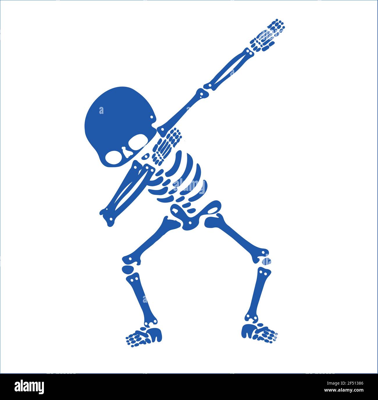 Squelette dab, UN groupe de squelettes dabbing Illustration de Vecteur