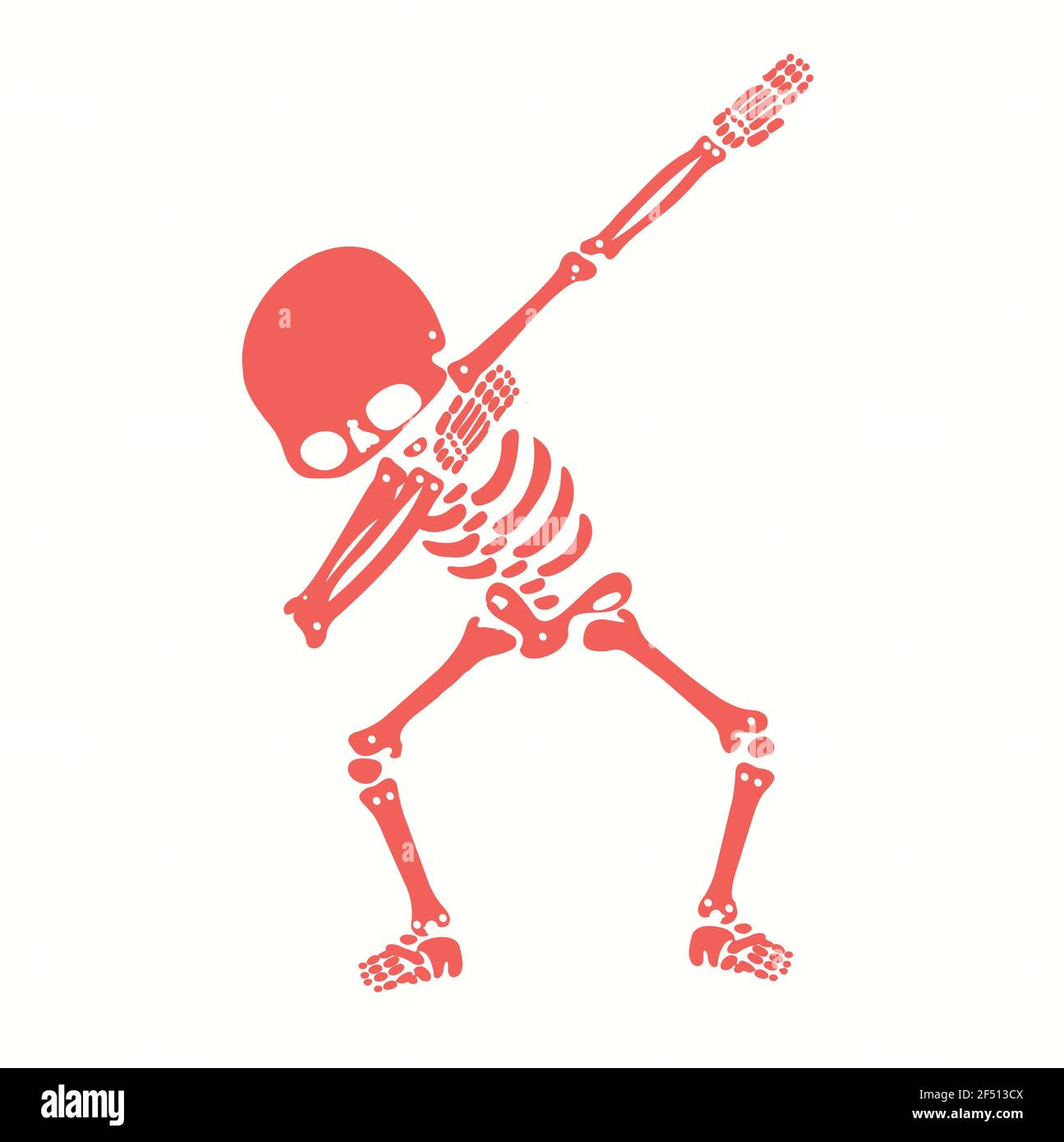 Squelette dab, UN groupe de squelettes dabbing Illustration de Vecteur