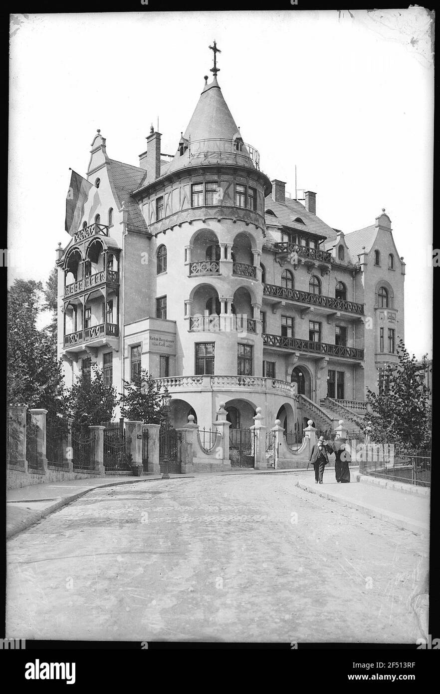 Carlsbad. Evangélique Hospice (Kurhaus Trocnov, 1897-1899) Banque D'Images