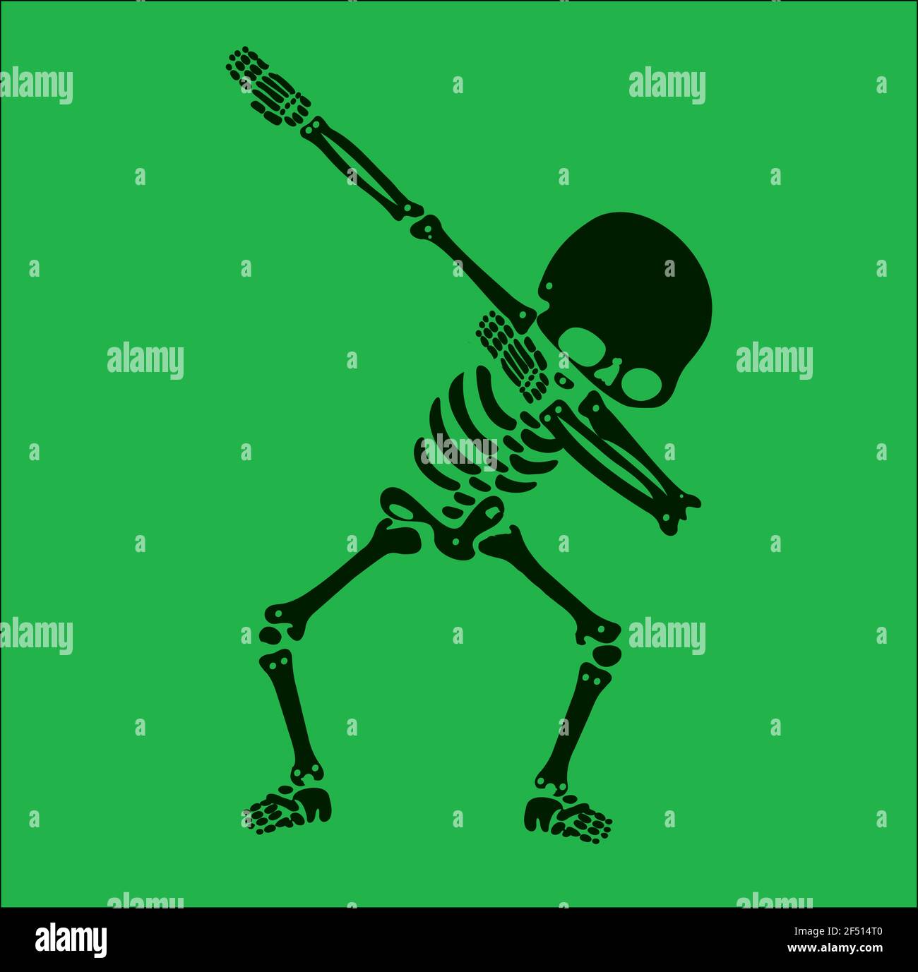 Squelette dab, UN groupe de squelettes dabbing Illustration de Vecteur