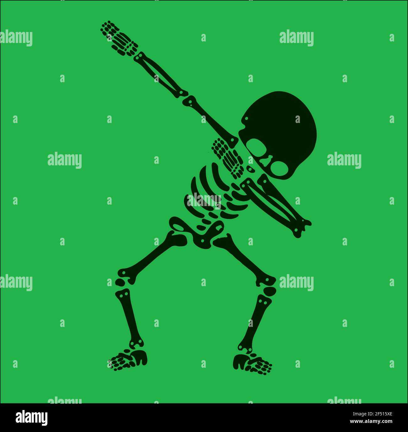 Squelette dab, UN groupe de squelettes dabbing Illustration de Vecteur