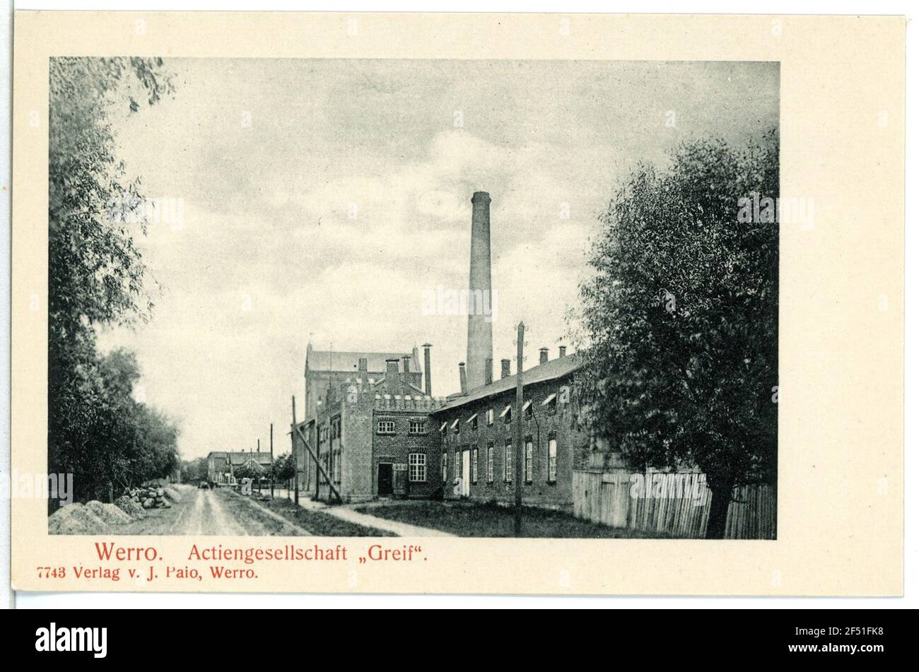 Société d'actions griffin Werro. Société d'actions griffin Banque D'Images