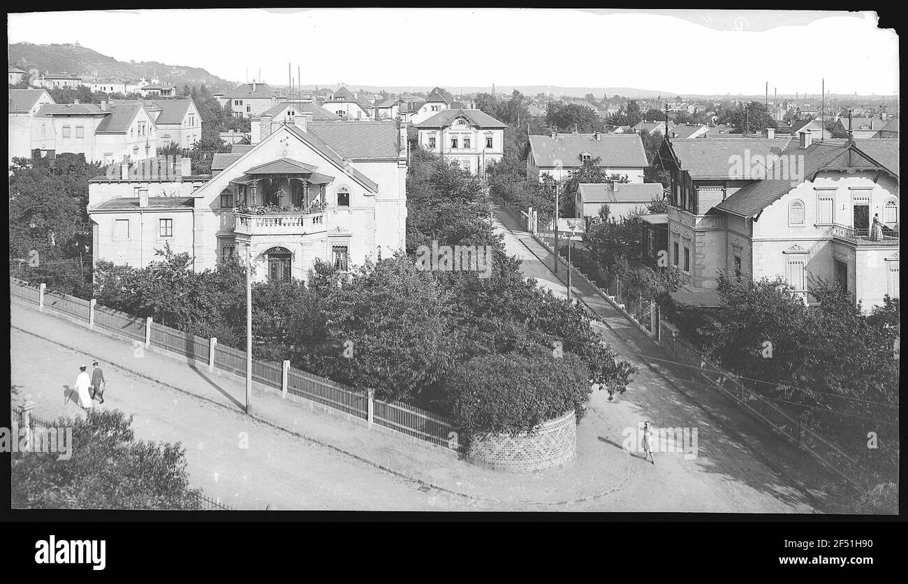 Kötzschenbroda. Sud et route des fleurs Banque D'Images