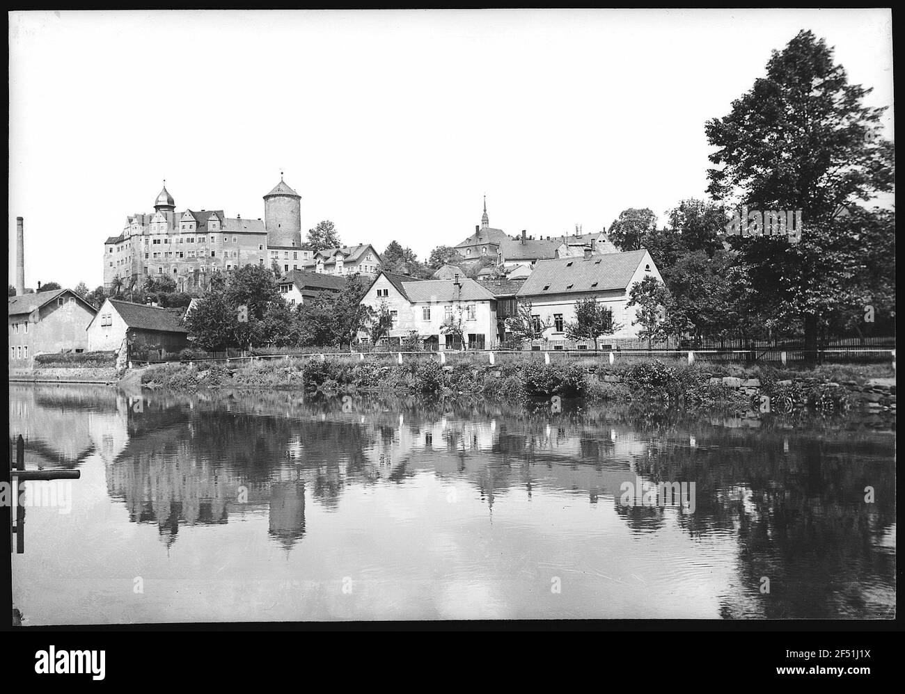 Zschopau. Château de Wildeck Banque D'Images