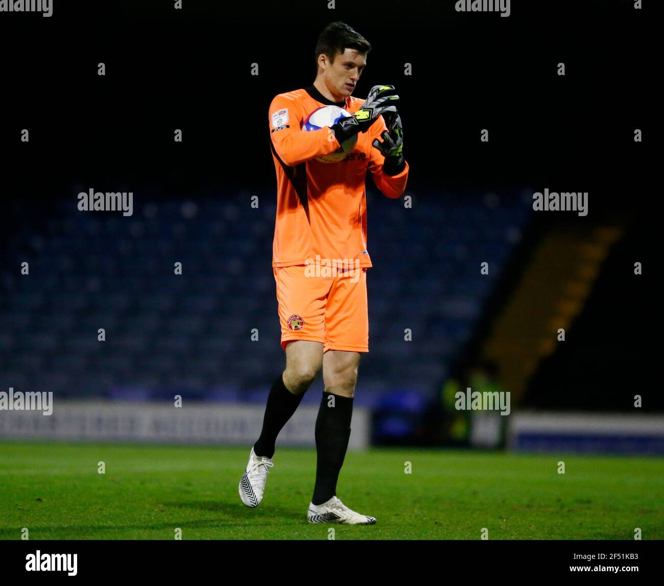 Southend, Royaume-Uni. 23 mars 2021. SOUTHEND, ANGLETERRE - FMARCH 23:Liam Roberts de Wallsall pendant Sky Bet League deux entre Southend United et Wallsall au Roots Hall Stadium, Southend, Royaume-Uni le 23 mars 2021 Credit: Action Foto Sport/Alamy Live News Banque D'Images