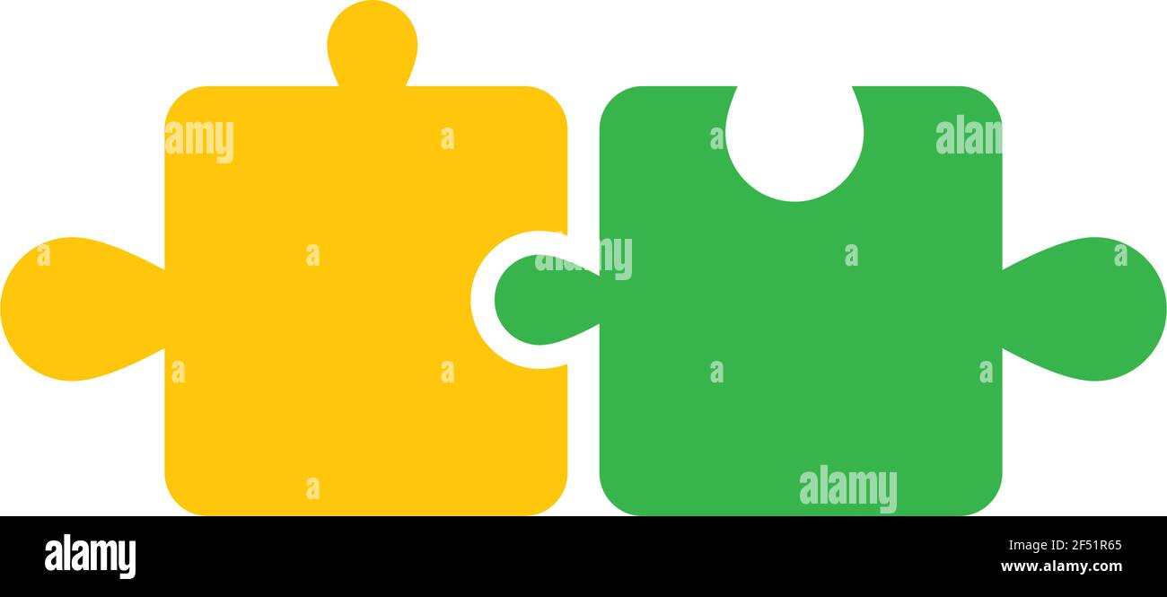 Modèle de logo puzzle icône vectorielle illustration design Illustration de Vecteur