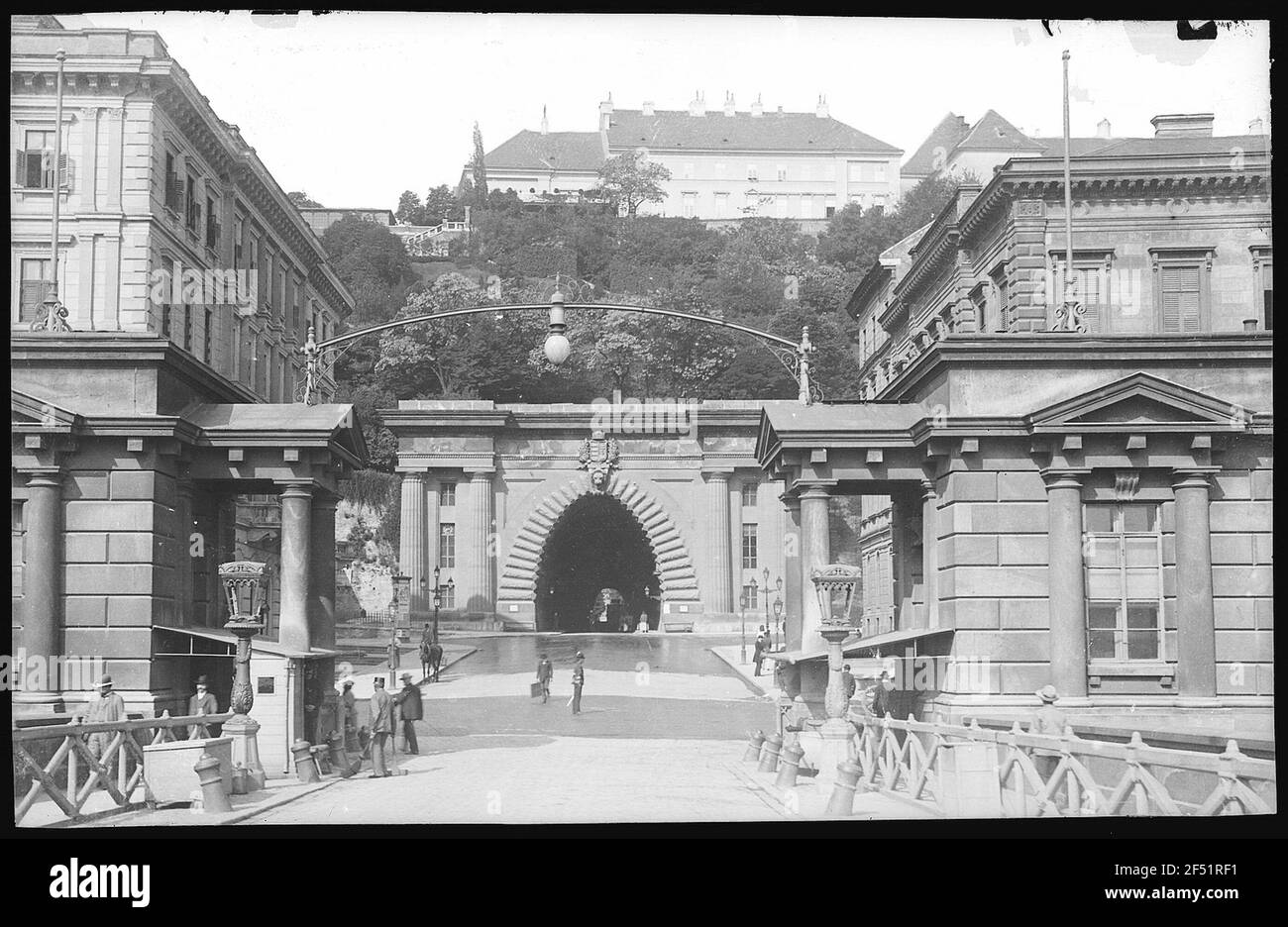 Budapest. Tunnel (1857), Ost-Portal Banque D'Images