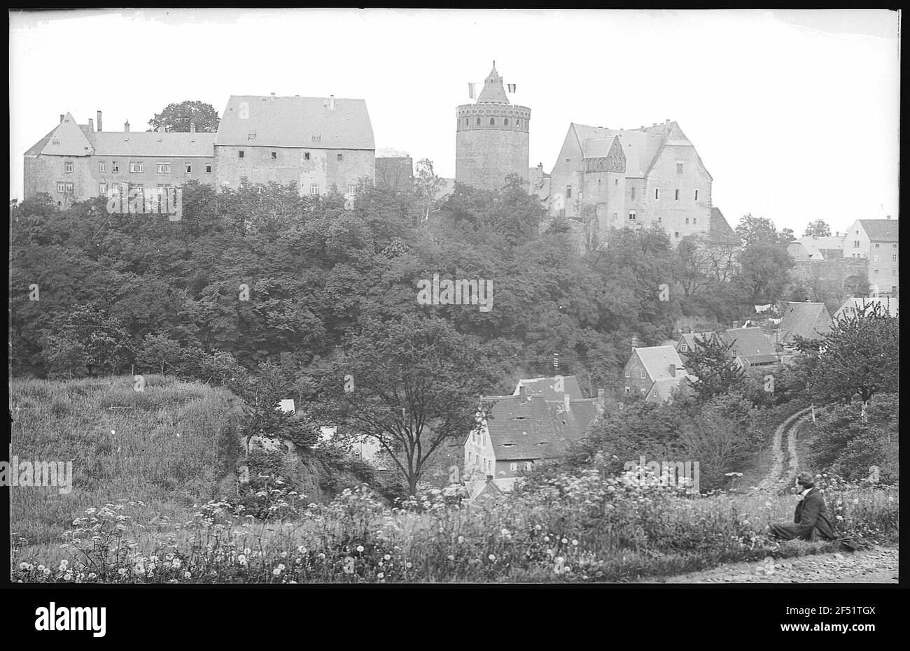 Leisnig. Château de Mildenstein Banque D'Images