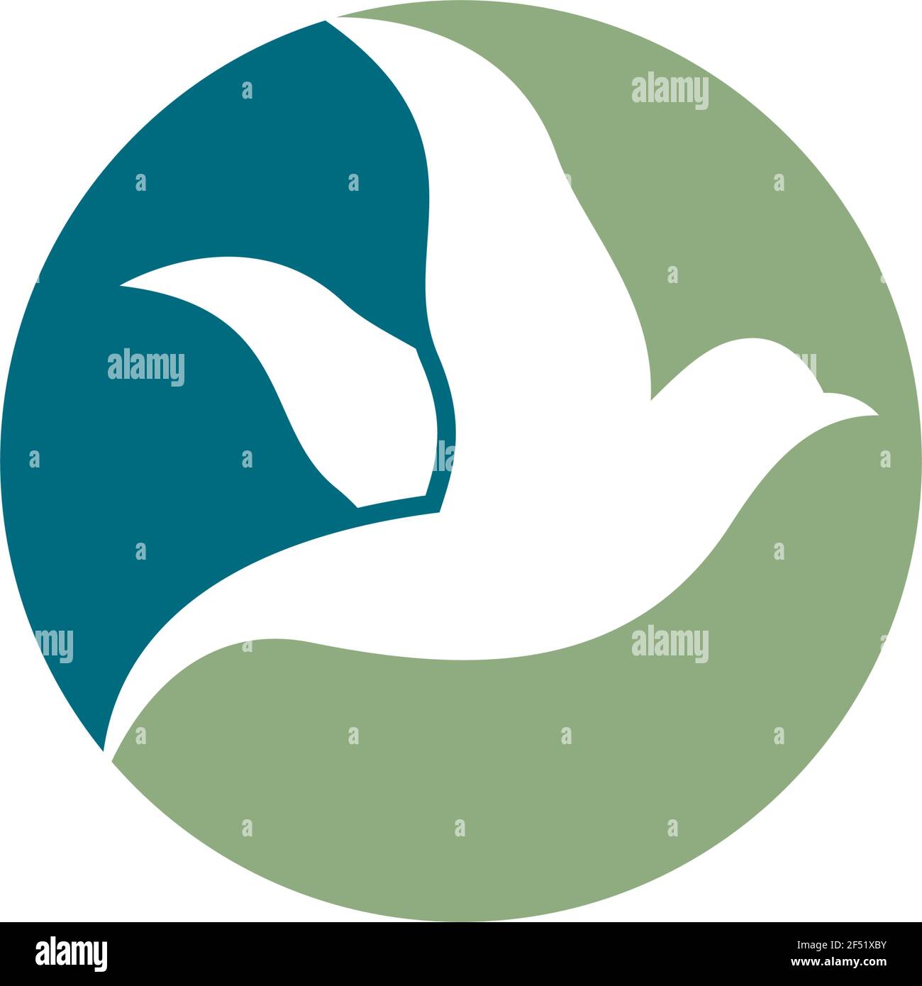 Modèle de logo Dove motif vectoriel d'illustration Illustration de Vecteur