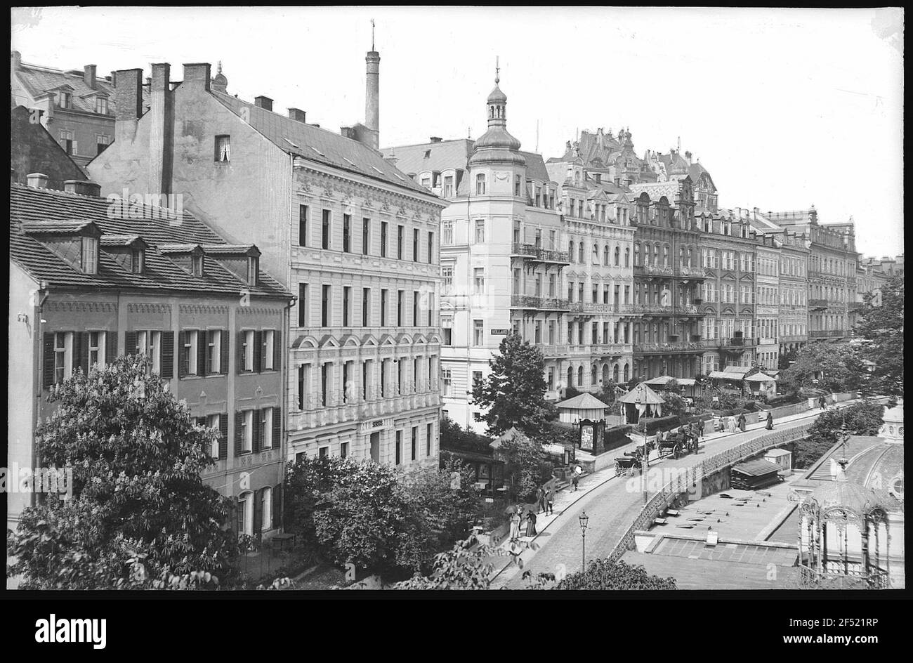 Carlsbad. Jardinage Banque D'Images
