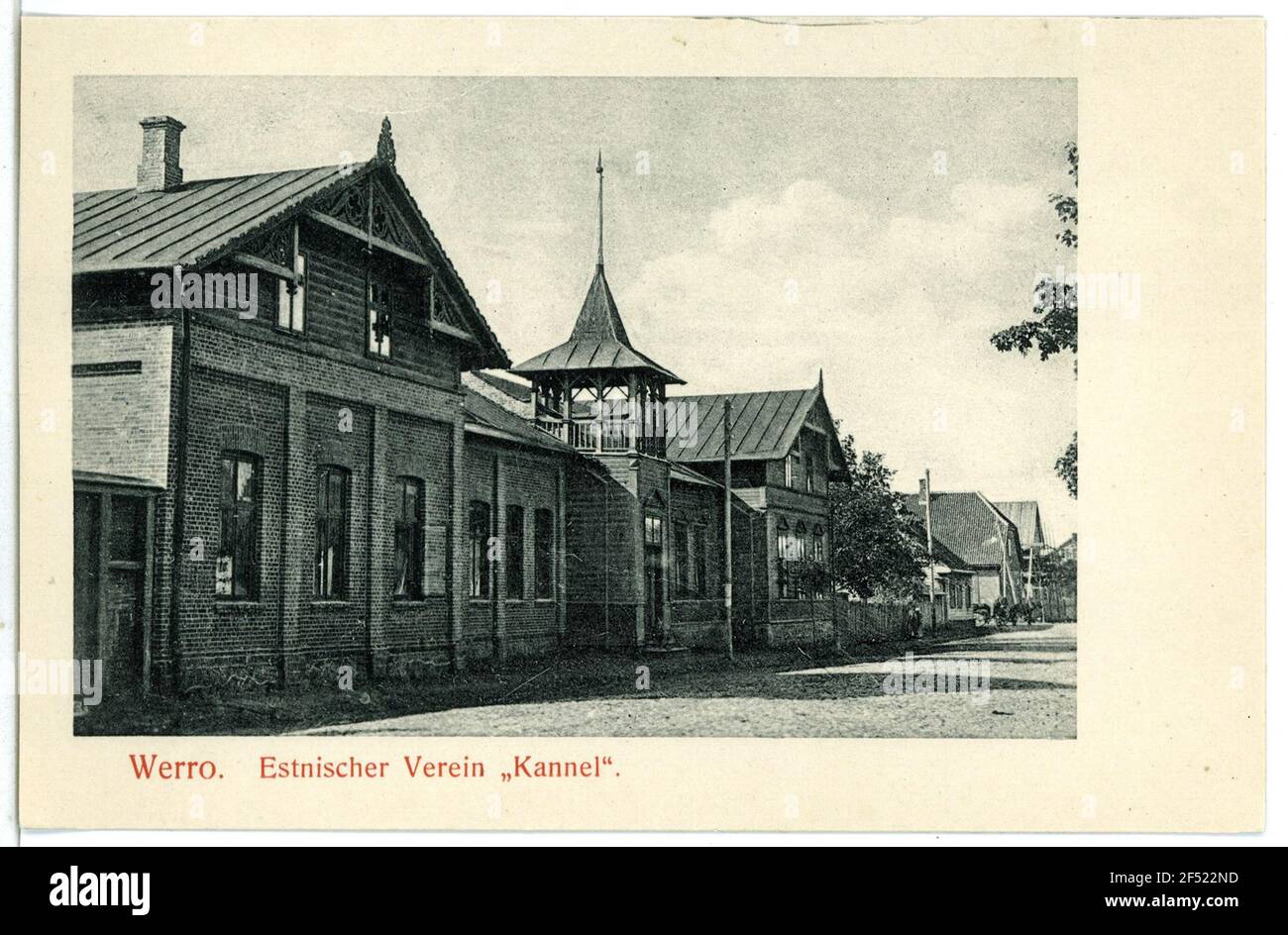 Club estonien Kannel Cerro. Club estonien 'Kannel Banque D'Images