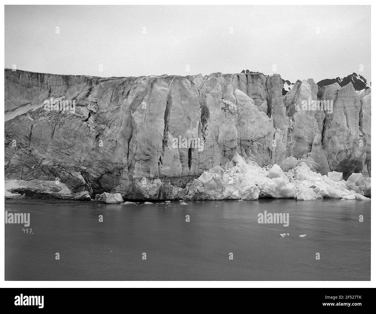 Glacier GULY dans la baie de Magdalene Banque D'Images