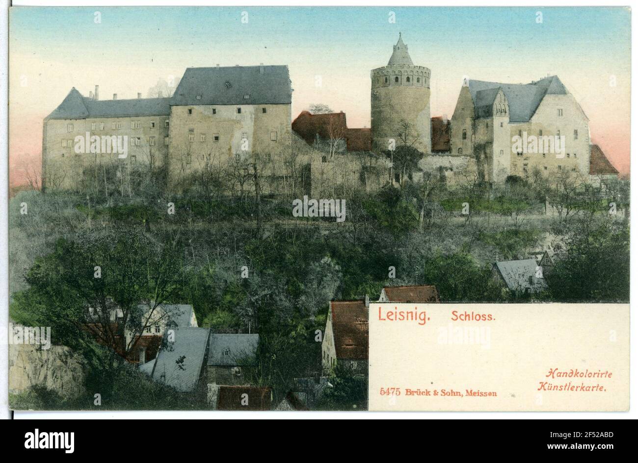 Verrouiller le Leisnig. Schloss Banque D'Images
