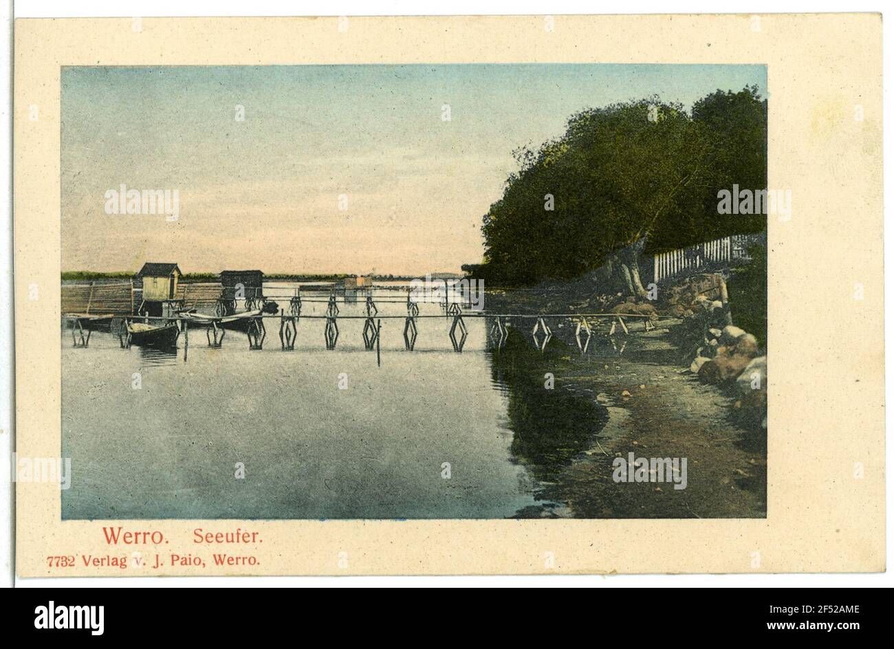 Lac Cerro. Lac Banque D'Images