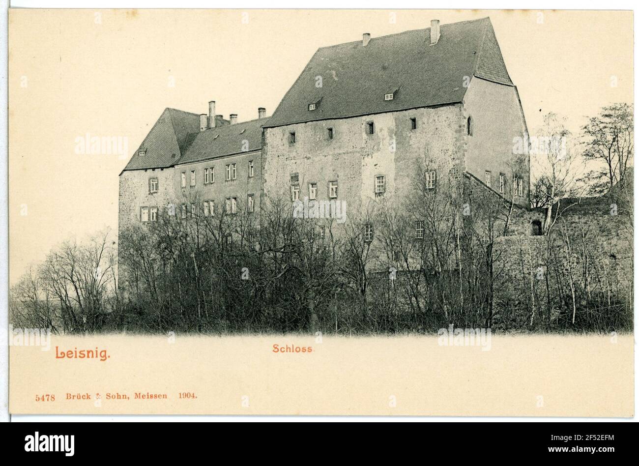 Verrouiller le Leisnig. Schloss Banque D'Images