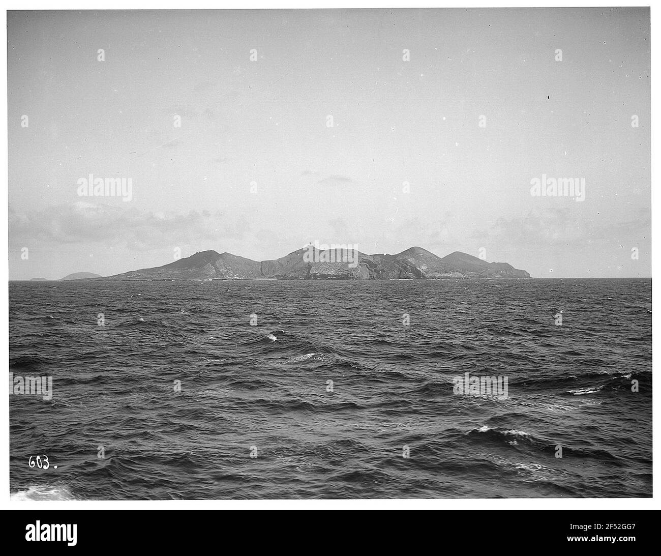 Îles de la côte égyptienne en Méditerranée (Eh bien avec Abu Al ASI) Banque D'Images