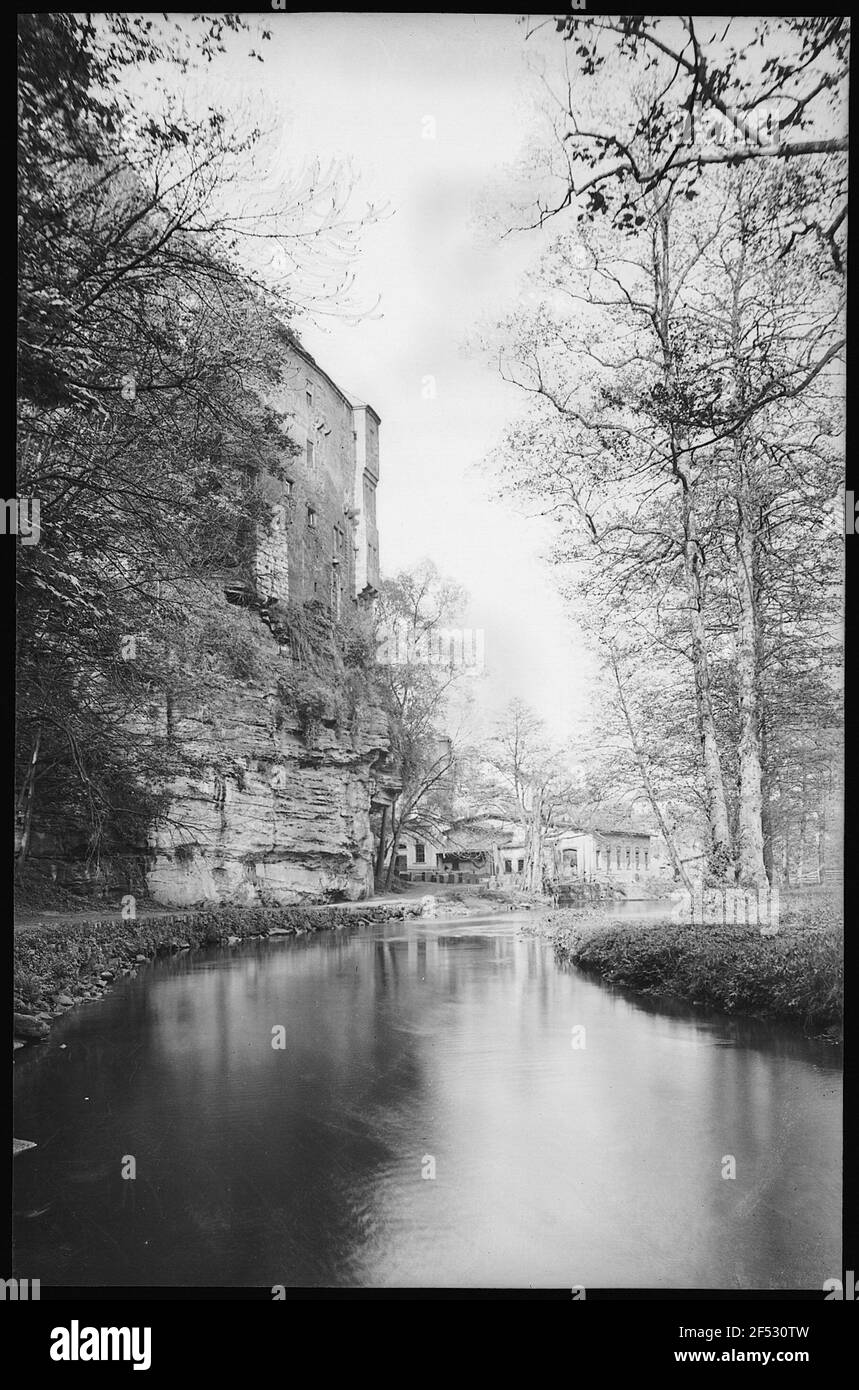 Lohmen. Am Schloss Banque D'Images