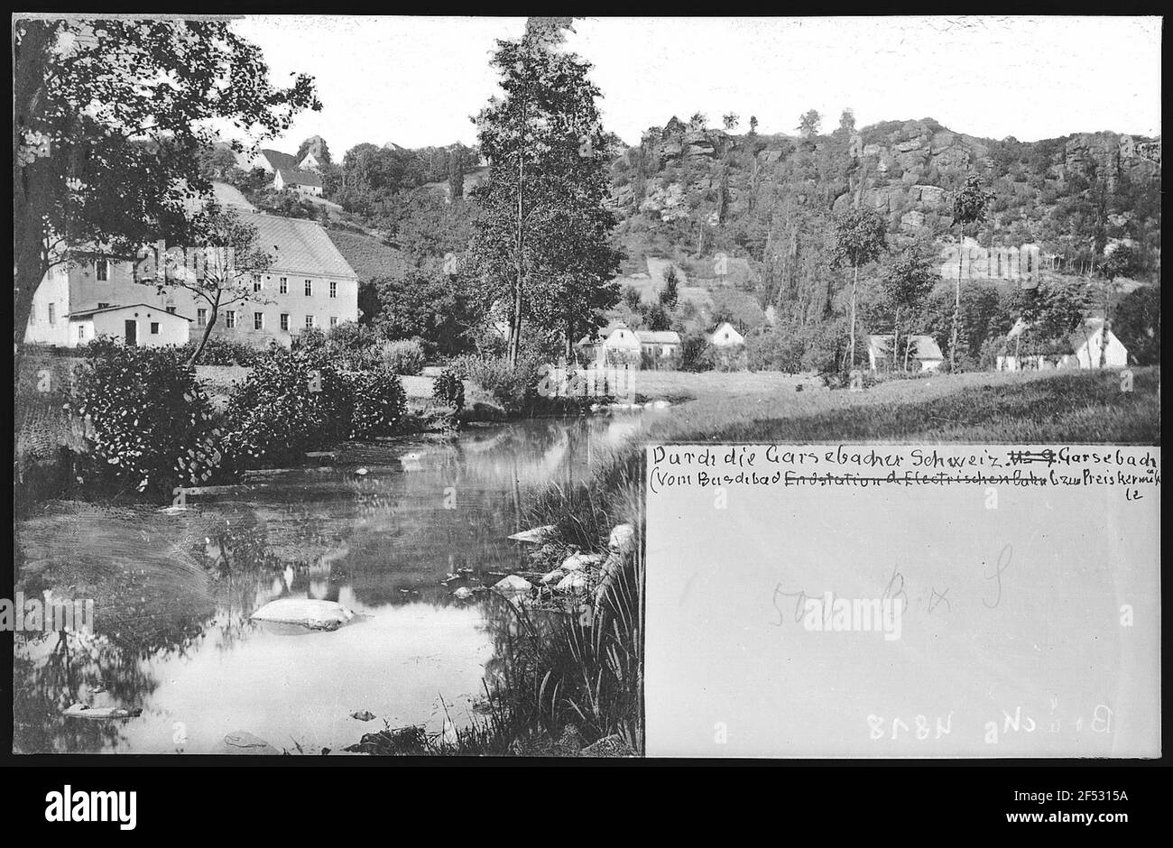 Garsebach. Garsebacher Suisse Banque D'Images