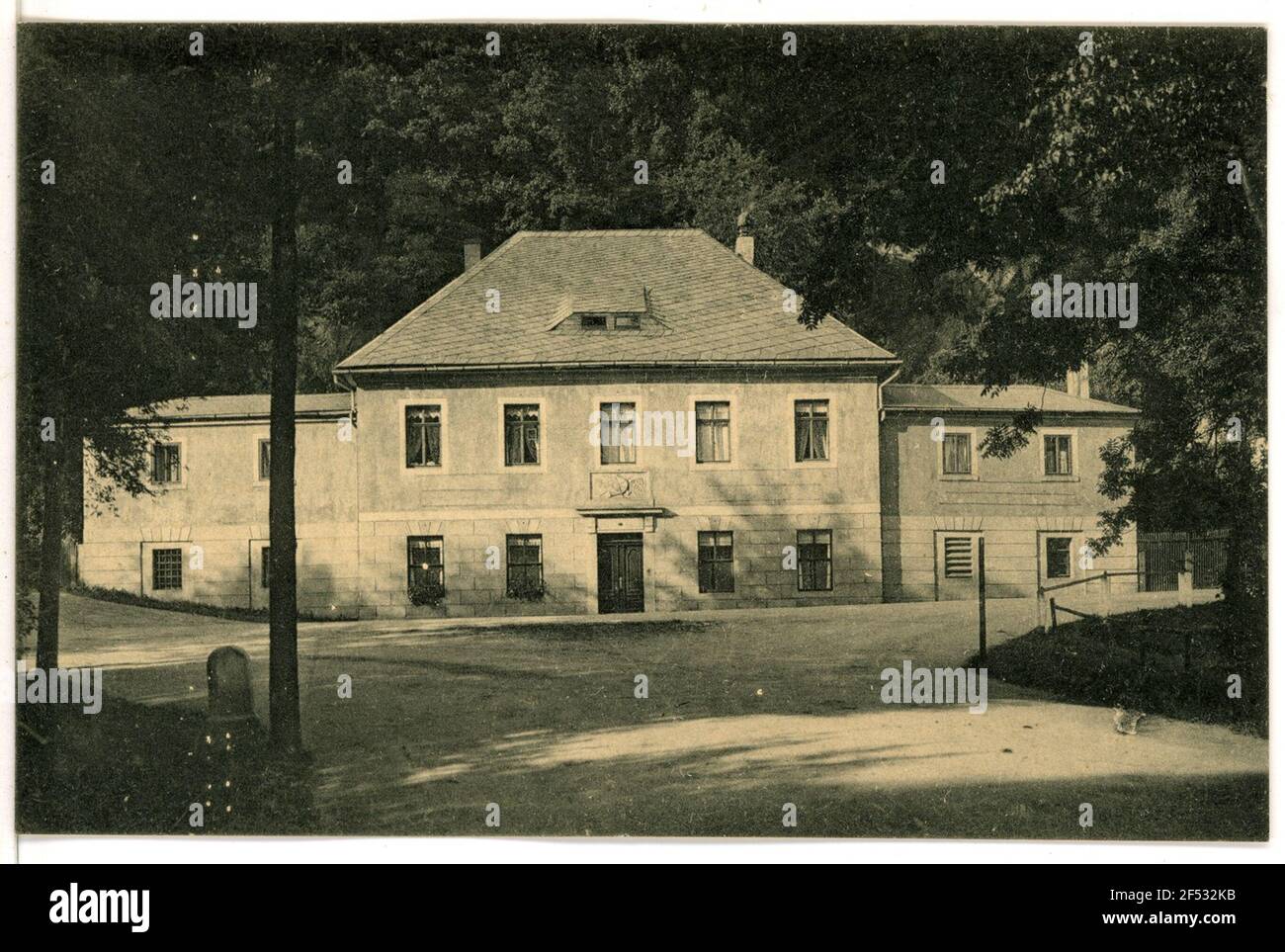 Jagdhaus am Rotenberg Waldenburg. Jagdhaus am Rotenberg Banque D'Images