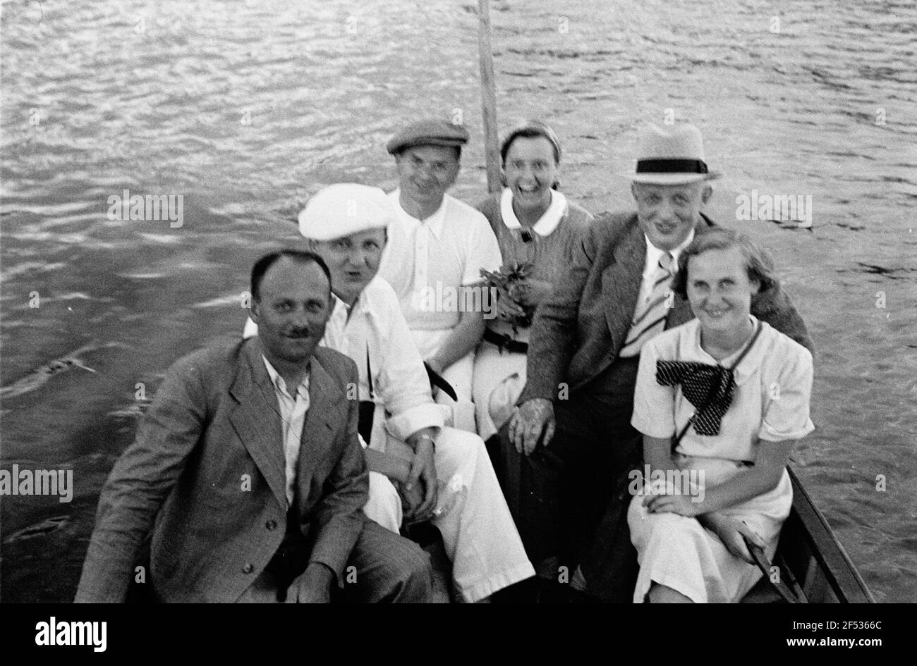 Photos de voyage Caraïbes. Trinidad. Touristes en bateau Banque D'Images