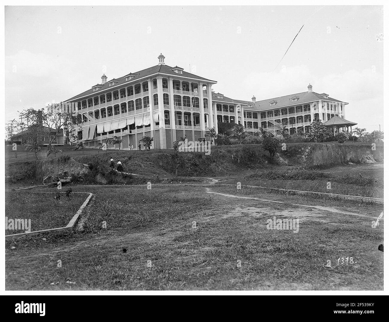 Panama ville. Hôtel Tivoli. Jardinage Banque D'Images