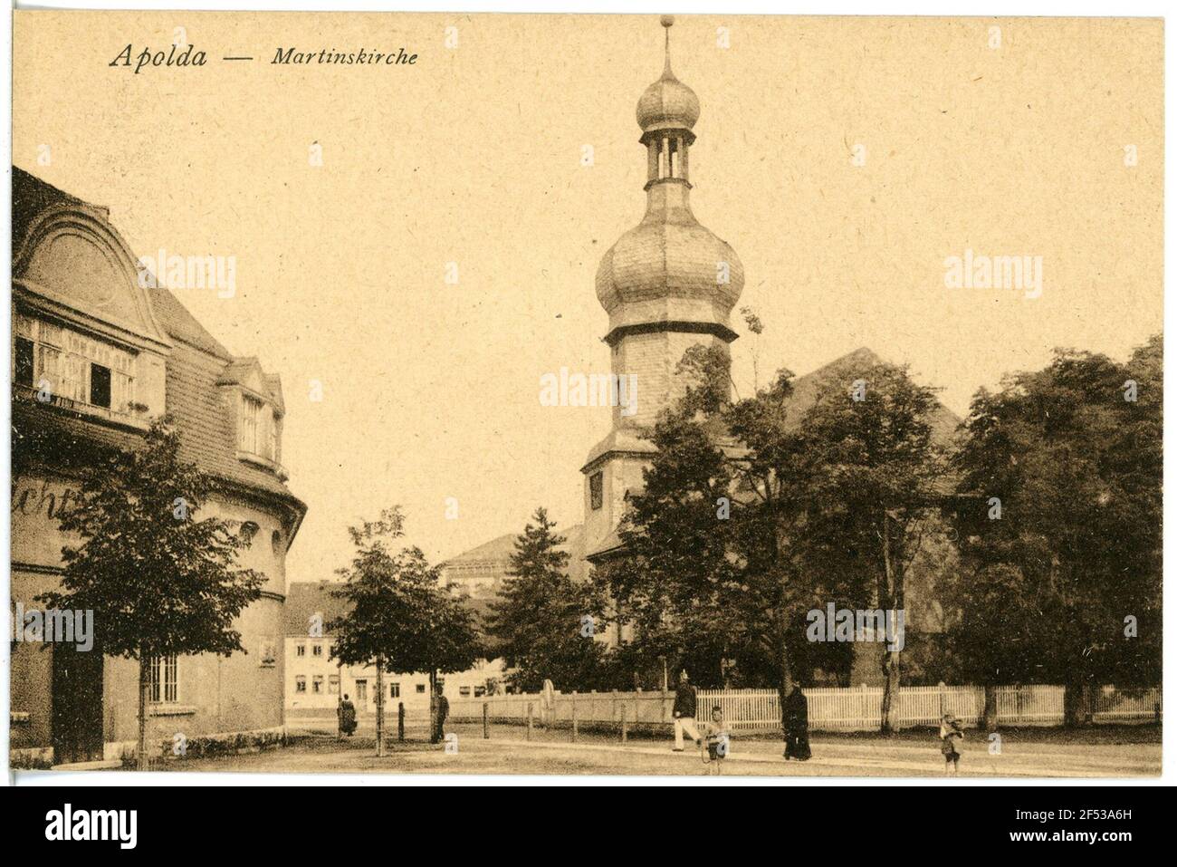 Martinskirche Apolda. Martinskirche Banque D'Images